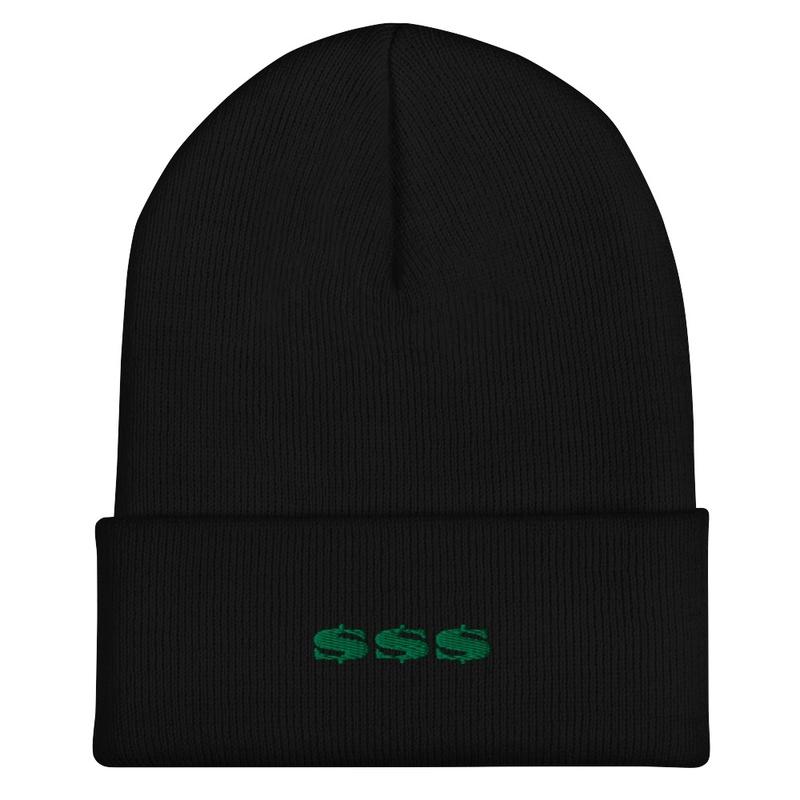 Dollar sign beanie