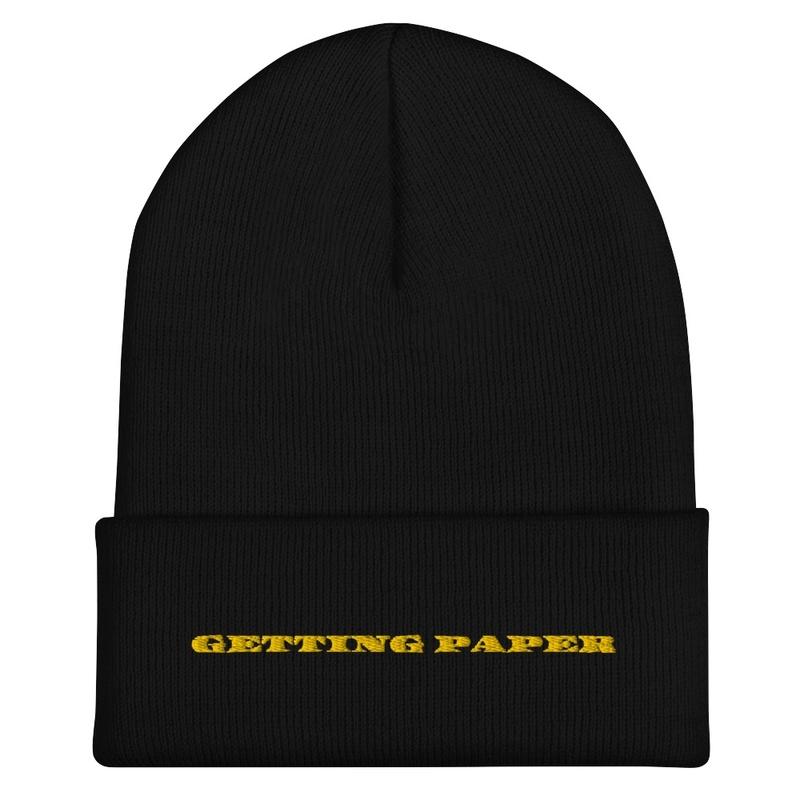 Getting paper beanie